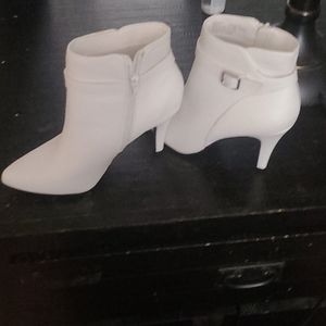 White booties